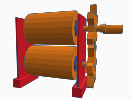 pensant mastic rouleau v1 veux 3d print model - Mito3D