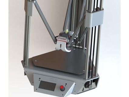 crotal micro delta rework e3d v6 fan duct maspat 3d print model - Mito3D