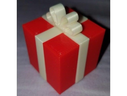 regalo caja presente chasquido juntos camina 3d print model - Mito3D