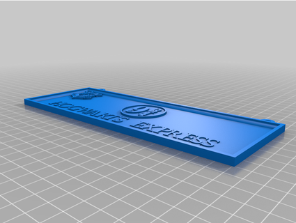 atormentar oleiro Hogwarts expressar placa montagem parede kbm adereços 3d print model - Mito3D