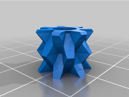 truncated octahedron gear gringer 3d print model - Mito3D