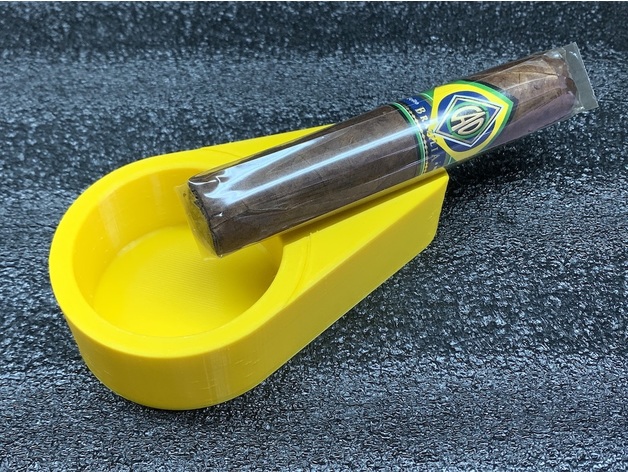cigar ashtray v1 jgu juribe2 3D print model - Mito3D