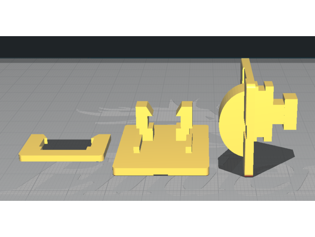 falten Picknick Tabelle Verriegelung Clips Schlankheit 3D print model - Mito3D