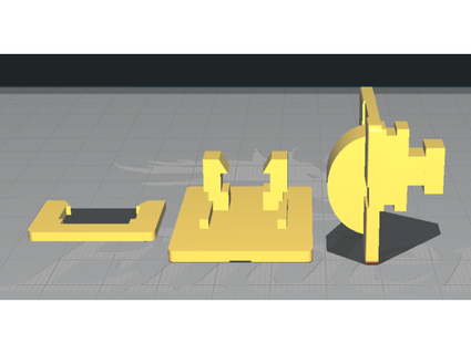 dobrando piquenique tabela trancando clipes esguio 3d print model - Mito3D