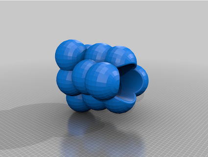 bolla vaso xenomorfismo 3d print model - Mito3D
