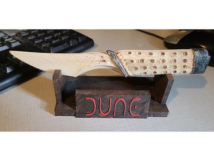 Crysknife supporter dune impassible 3d print model - Mito3D