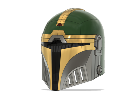 aran estrella guerras inspirado mandaloriano casco ardz 3d print model - Mito3D