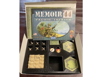 memoir 44 pacific theater board game organizer madzamboni 3d print model - Mito3D