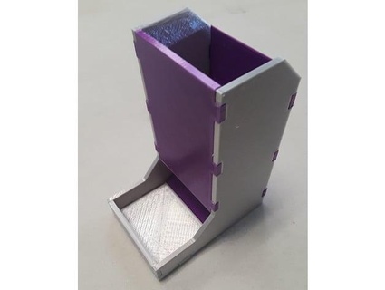simple assembled dice tower mrspiffy 3d print model - Mito3D