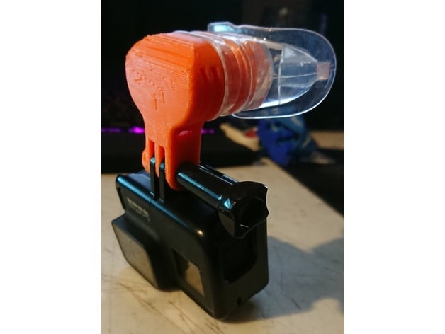 Go Pro bouche monter calebspencer 3D print model - Mito3D