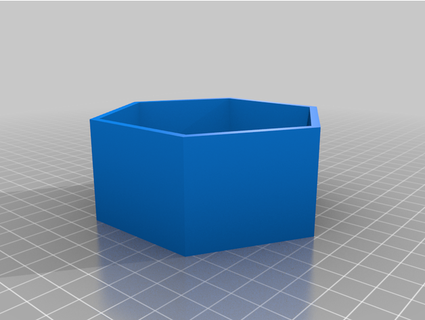 hexagon container utechlab 3d print model - Mito3D