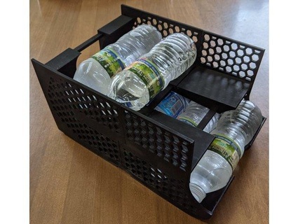 water bottle dispenser rack echomirage 3d print model - Mito3D