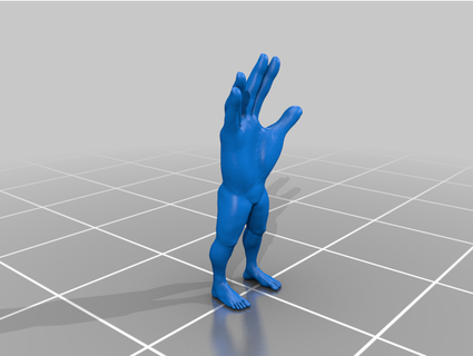 spock mão k6xx1 3d print model - Mito3D