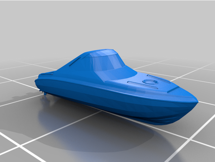 twin outboard speedboat michellej2018 3d print model - Mito3D