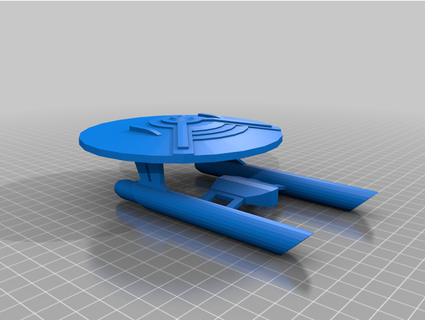 Kalifornien Klasse Raumschiff michellej2018 3d print model - Mito3D