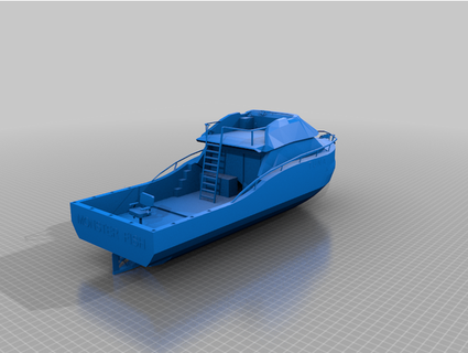 profundo mar Esportes pescaria barco michellej2018 3d print model - Mito3D