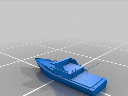 clássico Esportes pescaria barco michellej2018 3d print model - Mito3D