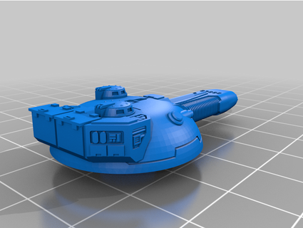 plazma taretler düşmüş bıçak ağzı tank öldürmemeforprizes 3d print model - Mito3D