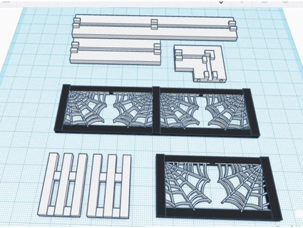 lemax fencing web fence rkxone 3d print model - Mito3D