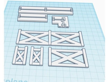 lemax fencing cross design rkxone 3d print model - Mito3D