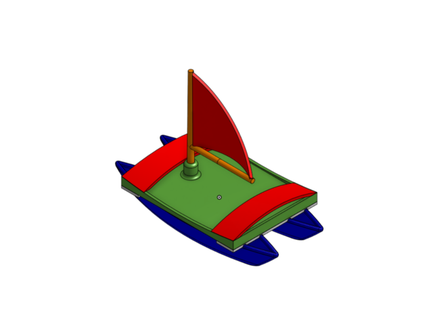 Kanu Variation Regenkreationen 3d print model - Mito3D