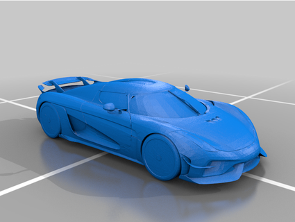 modern exotic sports car michellej2018 3d print model - Mito3D