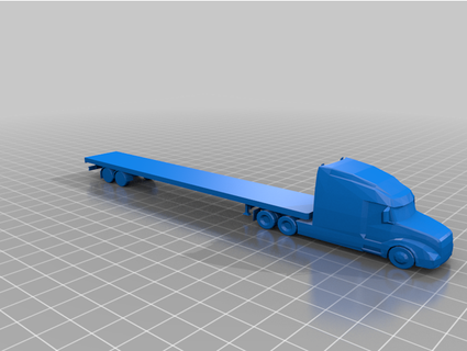 flatbed truck sirspankie 3d print model - Mito3D
