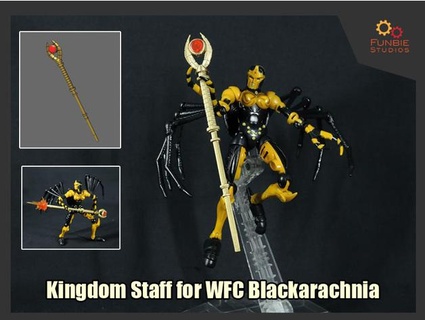 kingdom staff transformers wfc blackarachnia funbiestudios 3d print model - Mito3D