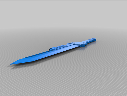 hawkshadow x arisaka sword freedomwars littlemanoz 3d print model - Mito3D