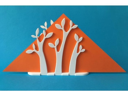 napkin holder ornament - twigs wlagiewka 3d print model - Mito3D