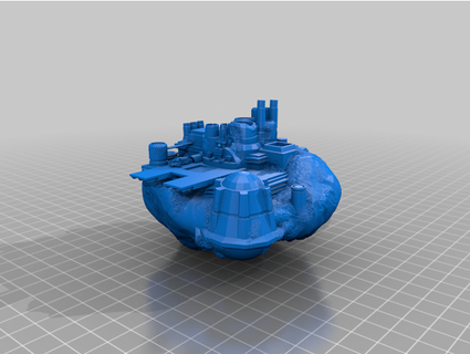 asteroid spacestation eirynhawk 3d print model - Mito3D