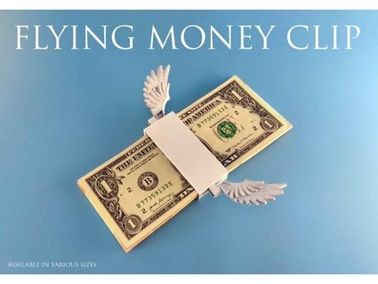 money wings emoji - clip janyap88 3d print model - Mito3D