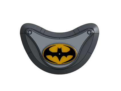 Batman Erde inspiriert Truhe Emblem schlanker 3d print model - Mito3D