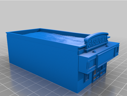 durango - n scale gaslight theatre melkor37 3d print model - Mito3D