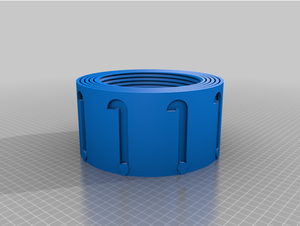 40cm tall collapsible stool - print place createinc  3d print model - Mito3D