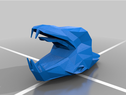 Drachen Kopf bebsbashinator 3d print model - Mito3D