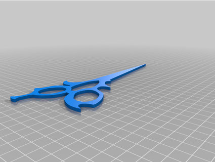 toko fukawa scissors reverendod 3d print model - Mito3D