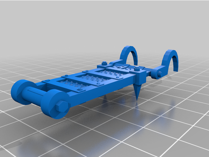 Ork Trukk Einsteigen Planke anderer Wikinger 3d print model - Mito3D