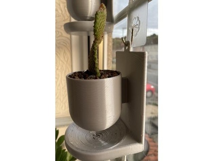 hanging window planter kriz0 3d print model - Mito3D