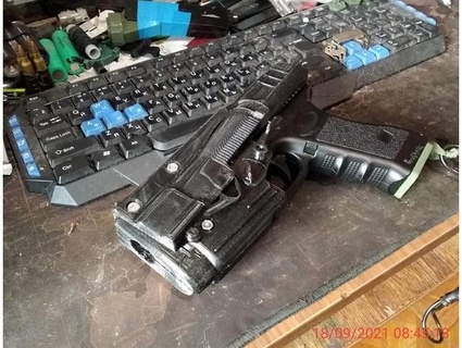 Tomber 10mm pistolet trousse airsoft aep nécrotique 3d print model - Mito3D