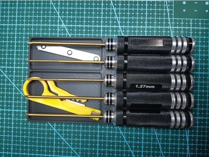 hex screwdriver organizer 4 5 set 2 models parametrized f3d tzeman 3d print model - Mito3D