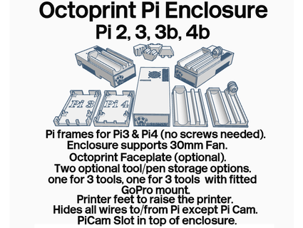 octoprint pi zero2w pi2 3 4 enceinte diablo944 3d print model - Mito3D