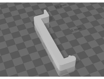 slat wall plate - blank templates chking 3d print model - Mito3D