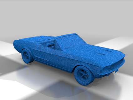 mustang convertible michellej2018 3d print model - Mito3D