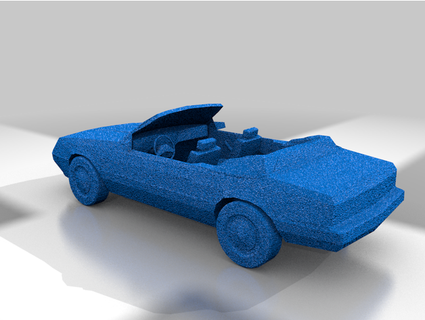 1985 ford mustang convertible michellej2018 3d print model - Mito3D