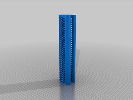 honeycomb one-piece rail mega caliburn raider potatoman233 3d print model - Mito3D