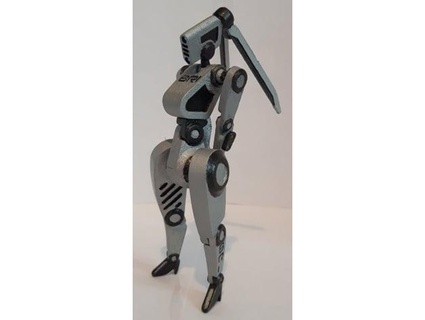 bri robô garota v10 indústrias sal 3d print model - Mito3D