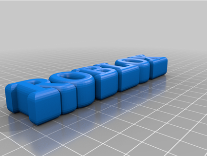 roblox letras dirksbastelbude 3d print model - Mito3D
