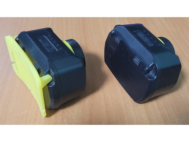 lampe frontale monter remplacement gunbler 3D print model - Mito3D
