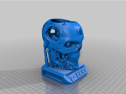 solar t800 skull mast3rblast3r 3d print model - Mito3D